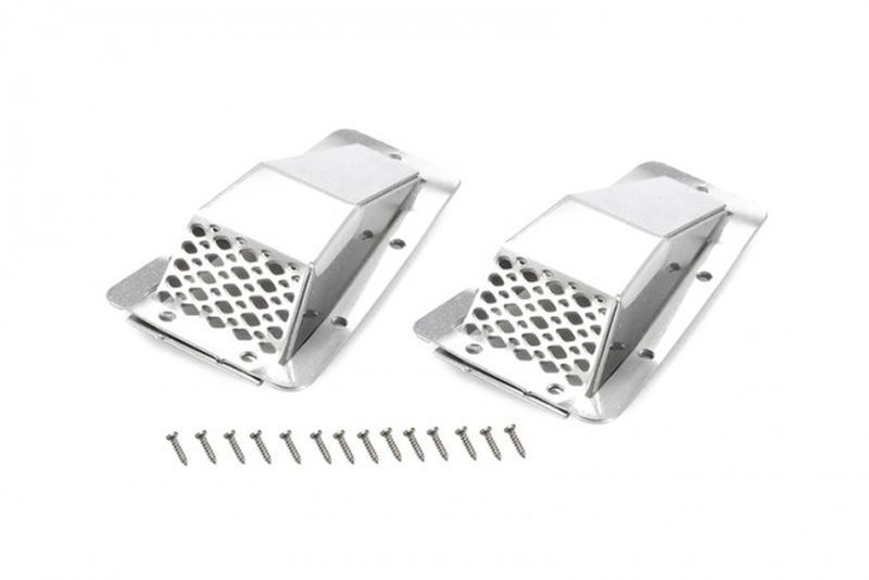 GPM Metall Lufteinlass (A) für Radkasten silber Traxxas Traxxas4 & 6