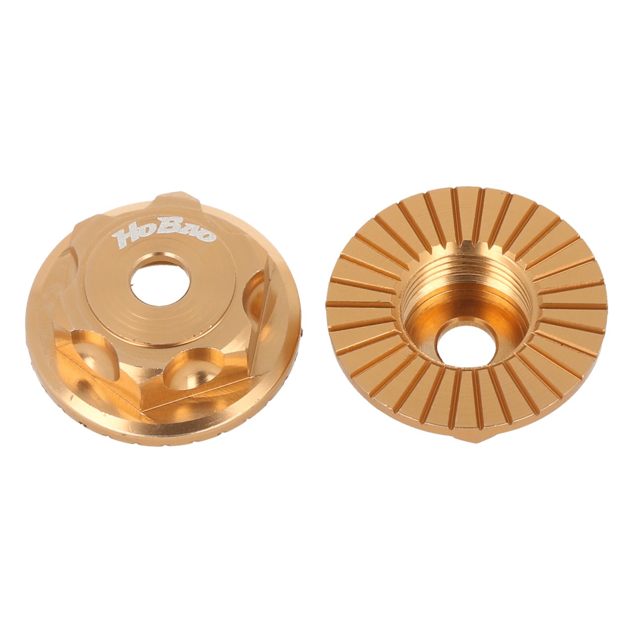 HoBao Radmuttern geschlossen gold (2 Stk.) OP-0091