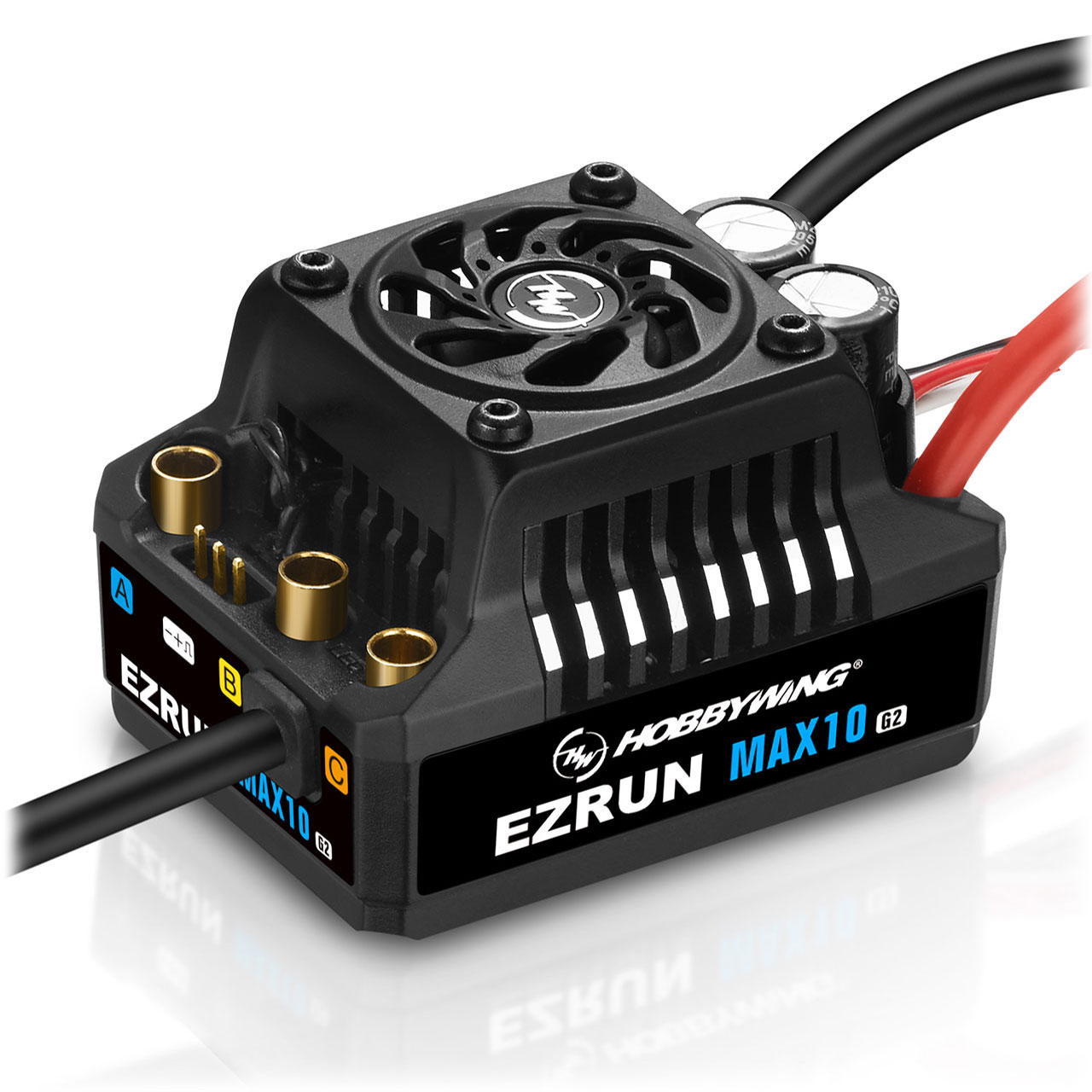 Hobbywing Ezrun MAX10 G2 Regler 80 Amp, 2-3s LiPo, BEC 5A HW30102604