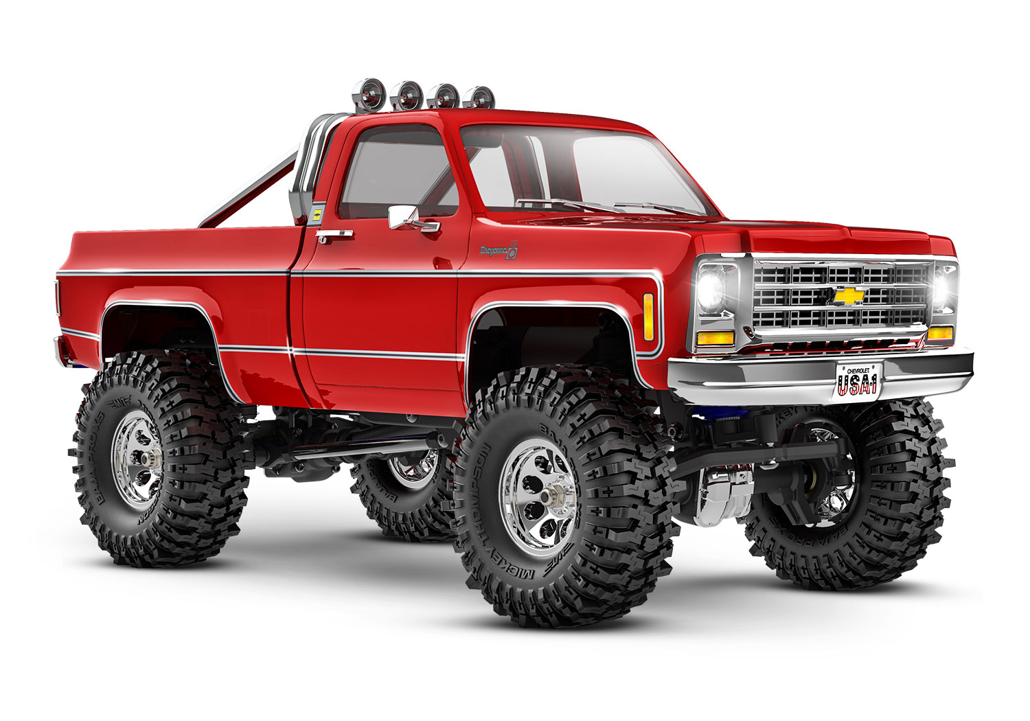 TRAXXAS TRX-4M Chevy K10 4x4 High Trail rot 1/18 Crawler RTR 97064-1 - Abbildung 1