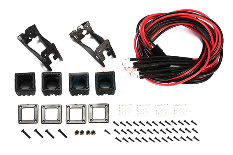 GPM Scheinwerfer (Typ B) vorn schwarz Traxxas Traxxas4 & 6