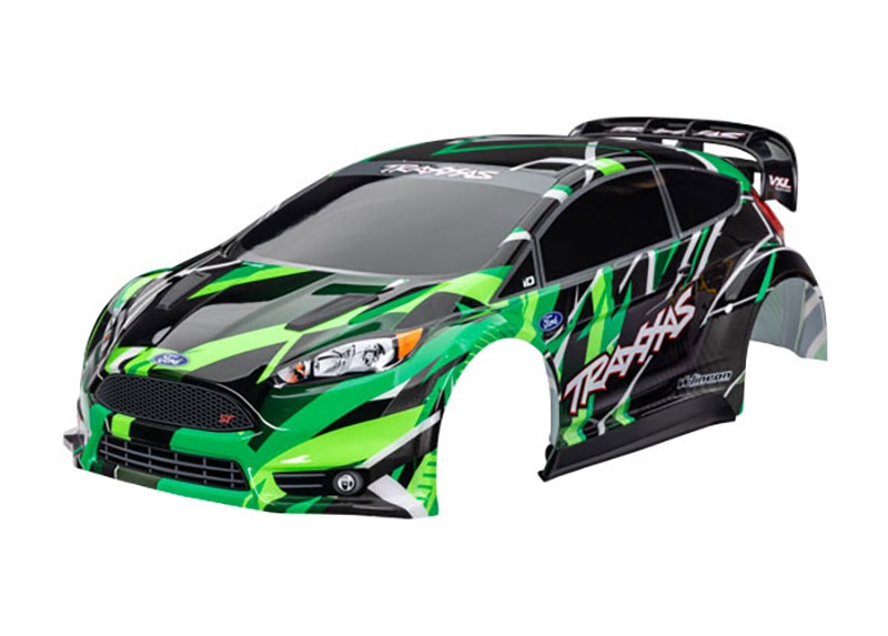 Traxxas Karosserie Ford Fiesta ST Rally grün Rally VXL 7427-GRN