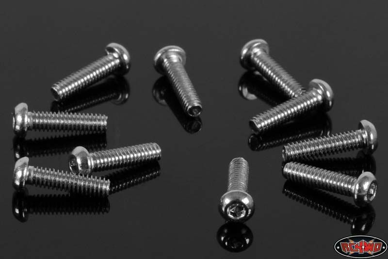 RC4WD Button Head Cap Screws M2 x 8mm (10) Z-S0901