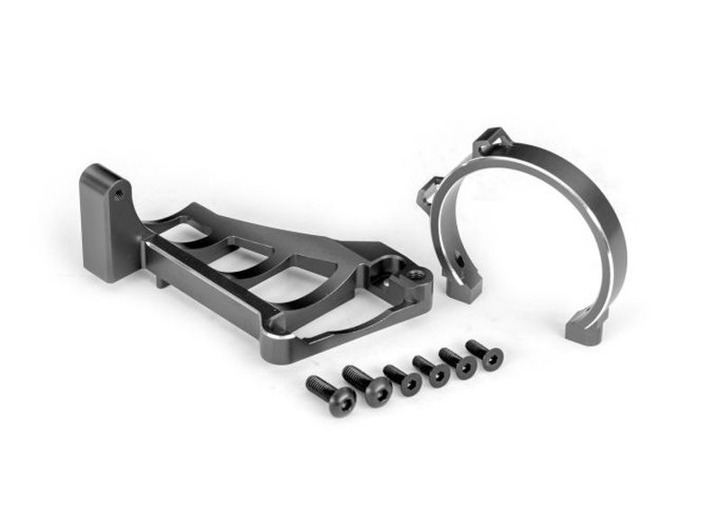 Traxxas Motorhalter grau Alu für TRX3483 Maxx Slash 10262-GRAY