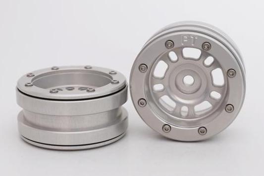 Metsafil Beadlock Wheels PT- Distractor Silber/Silber 1.9 (2 St.)  MT0040SS