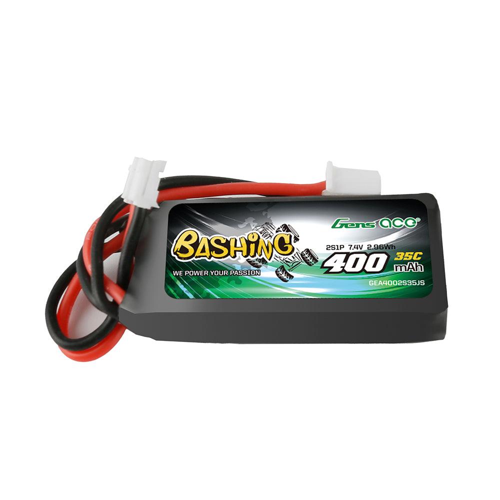 Gens Ace 400mAh 7.4V 2S 35C Lipo Akku Pack mit JST-PHR Stecker-Bashing Series GEA4002S35JS