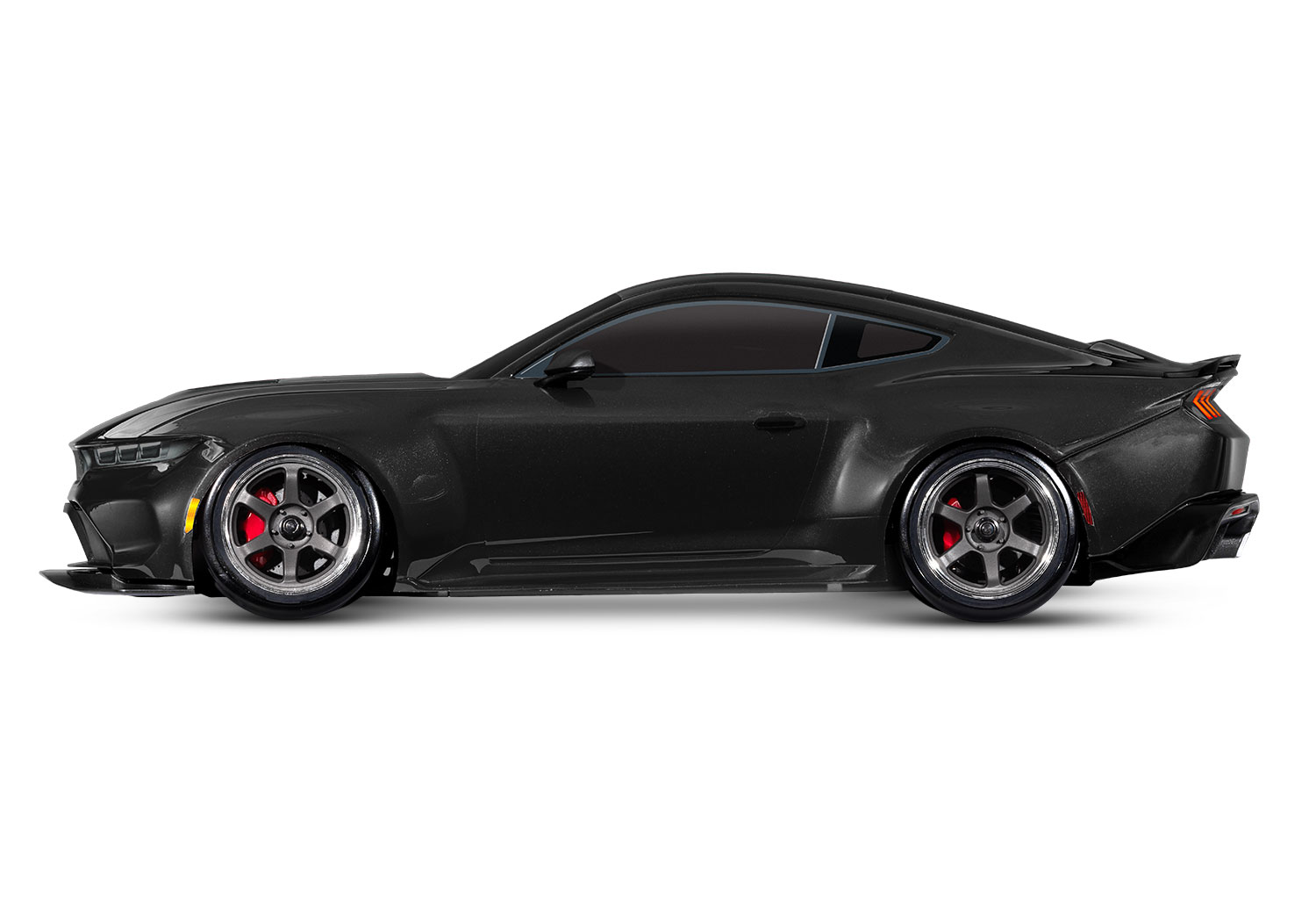 Traxxas 4-TEC Ford Mustang schwarz 1/10 Drift RTR Brushed ohne Akku und Ladegerät 105237-4-BLK - Abbildung 4