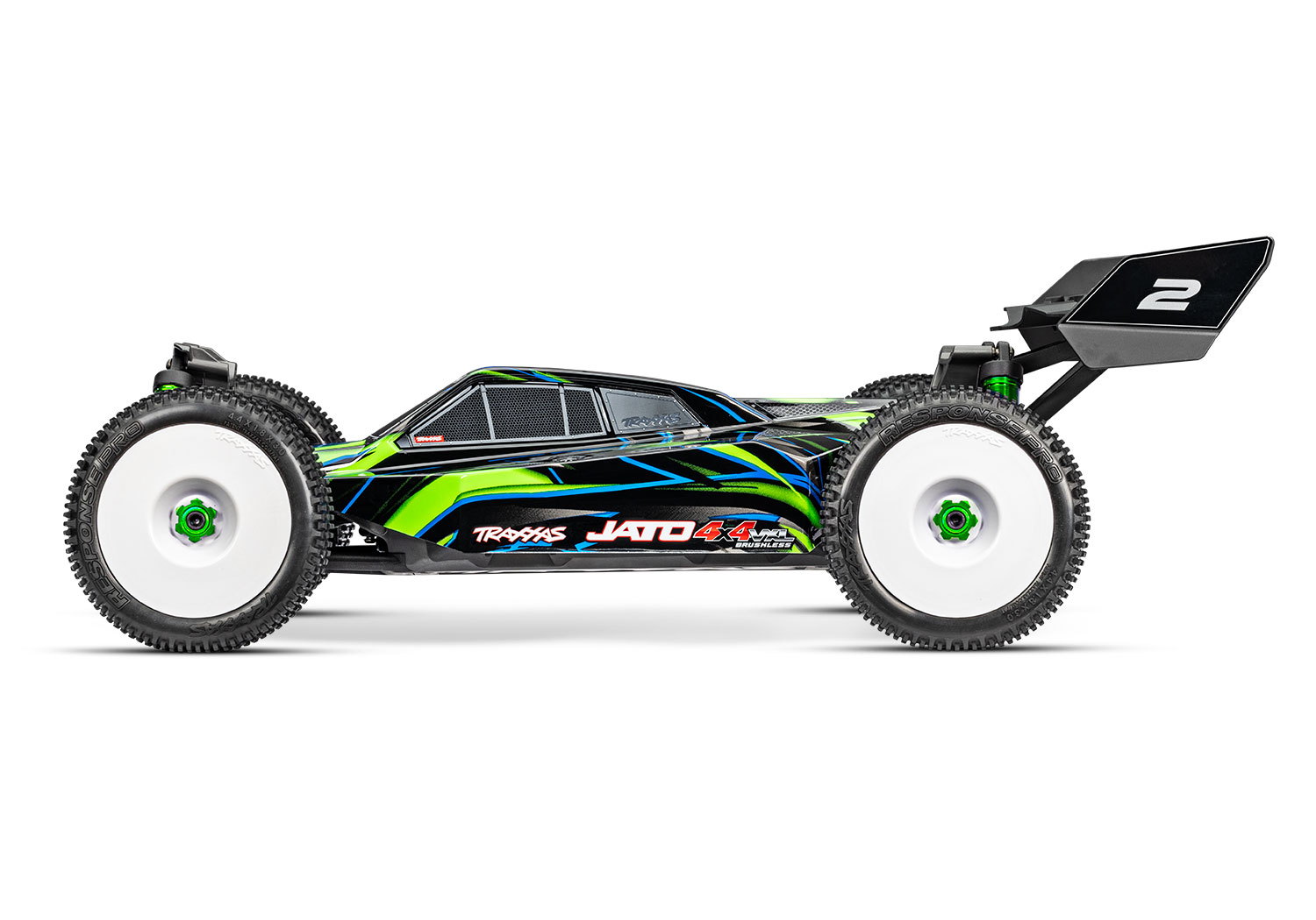 Traxxas JATO 4x4 VXL 4S Brushless Buggy grün HD-Teile RTR 90386-4 - Abbildung 3