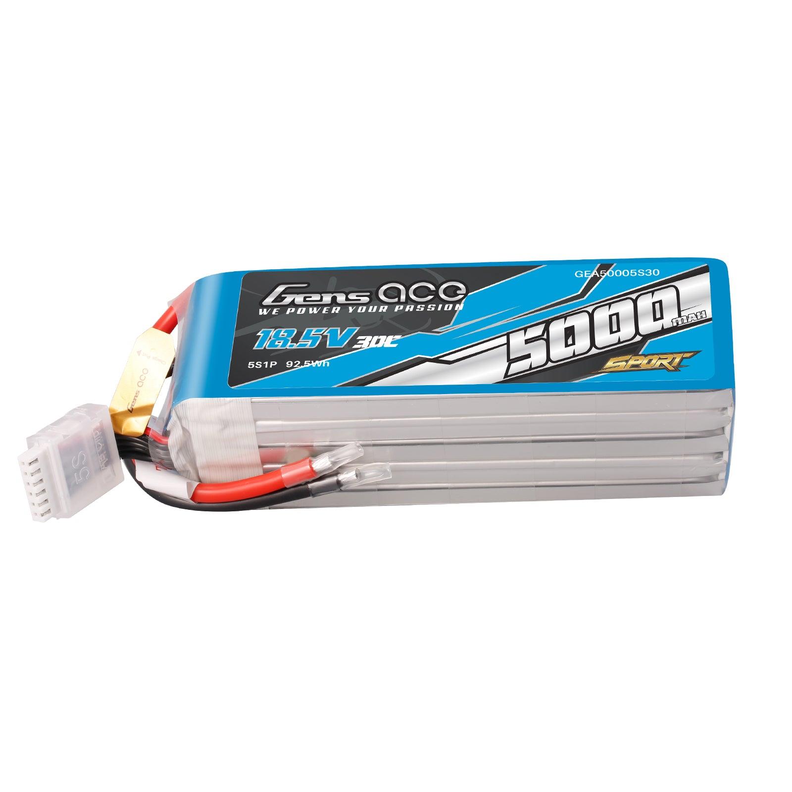 Gens Ace 5000mAh 5S 18.5V 30C Lipo Akku ( F3A ) GEA50005S30