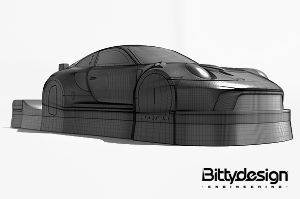 Bittydesign GT12 Body P-GT3R for 1/12 Supastox class BDGT12-PGT3R
