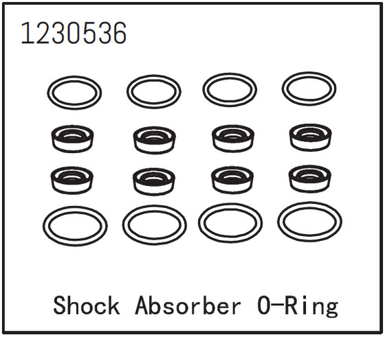 Absima Stoßdämpfer Dichtungsset 1230536