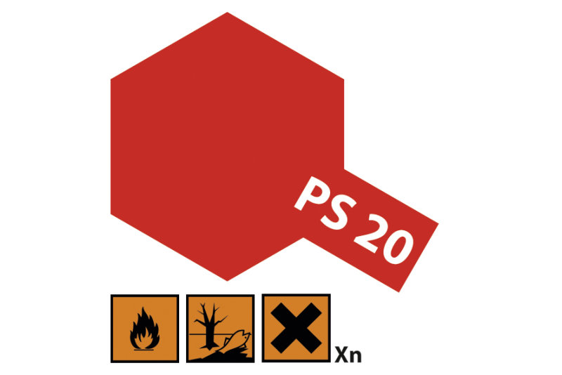Tamiya Color Lexan Spray Farbe PS-20 Leucht Rot PS20 Neon Red 300086020