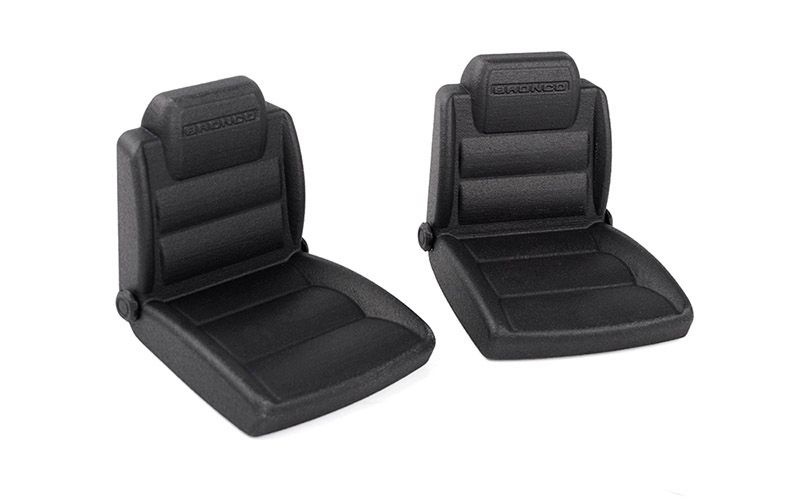 RC4WD Bucket Seats for Axial SCX10 III Early Ford Bronco (Black) VVV-C1291
