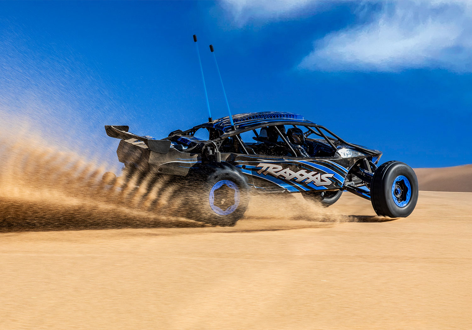 Traxxas FUNCO RWD 8S VXL 1/6 Sand Car Blau RTR Brushless o. Akku & Lader 109076-4 - Abbildung 14