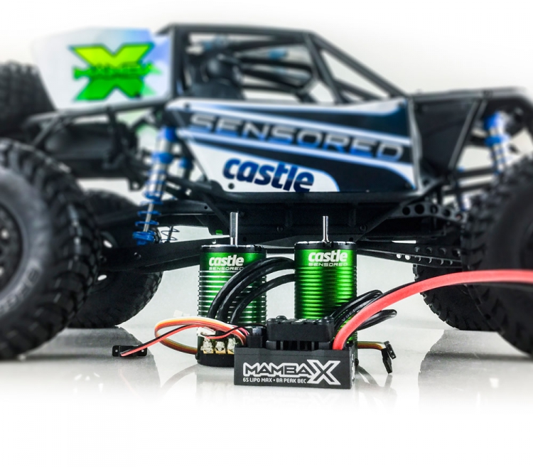 Castle Mamba X SCT ESC Combo mit 1415-2400KV Sensored Motor 010-0160-00