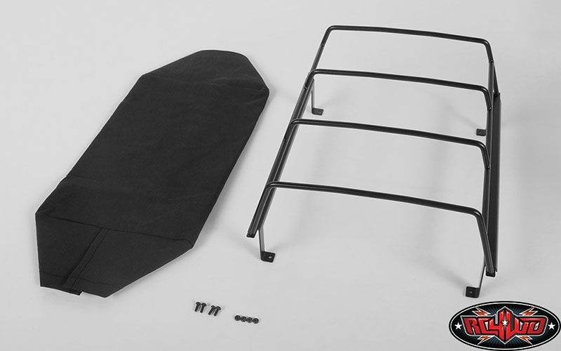 Bed Soft Top w/Cage for RC4WD Mojave II Two Door (Black) VVV-C0430