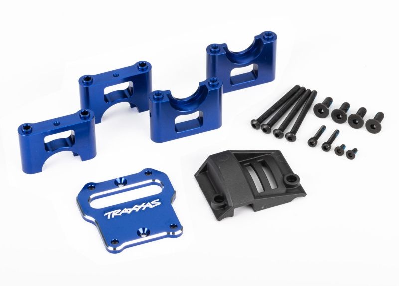 Traxxas Center Diff-Halter 6061-T6 Alu blau eloxiert 9584X