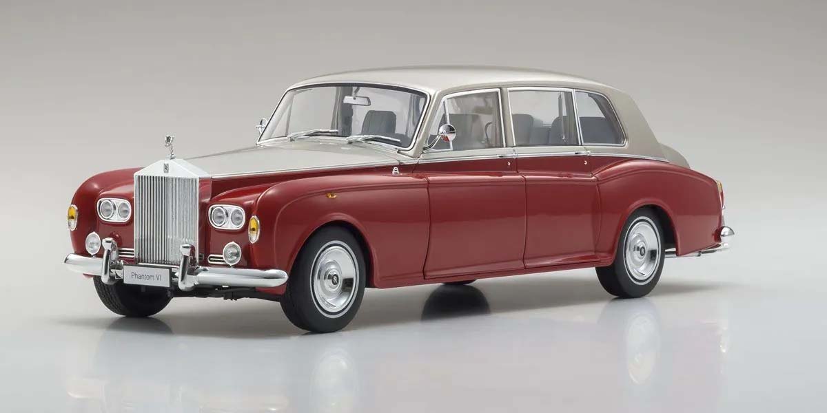Kyosho 1:18 Rolls-Royce Phantom VI EWB 1968 Red-Light Beige 08905RLB
