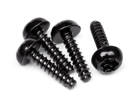 HPI Flachkopfschneidschraube M4X16mm (Breit/4St) 15495