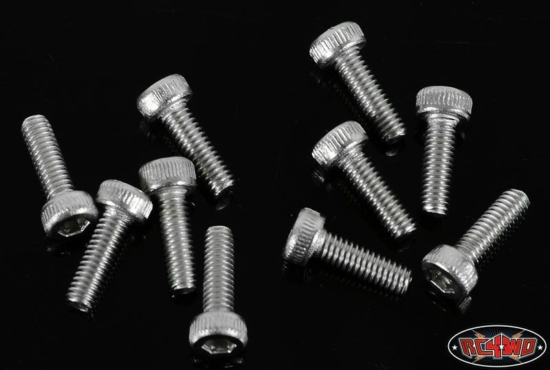 RC4WD Socket Head Cap Screws M2.5 X 8mm (10) Z-S0828