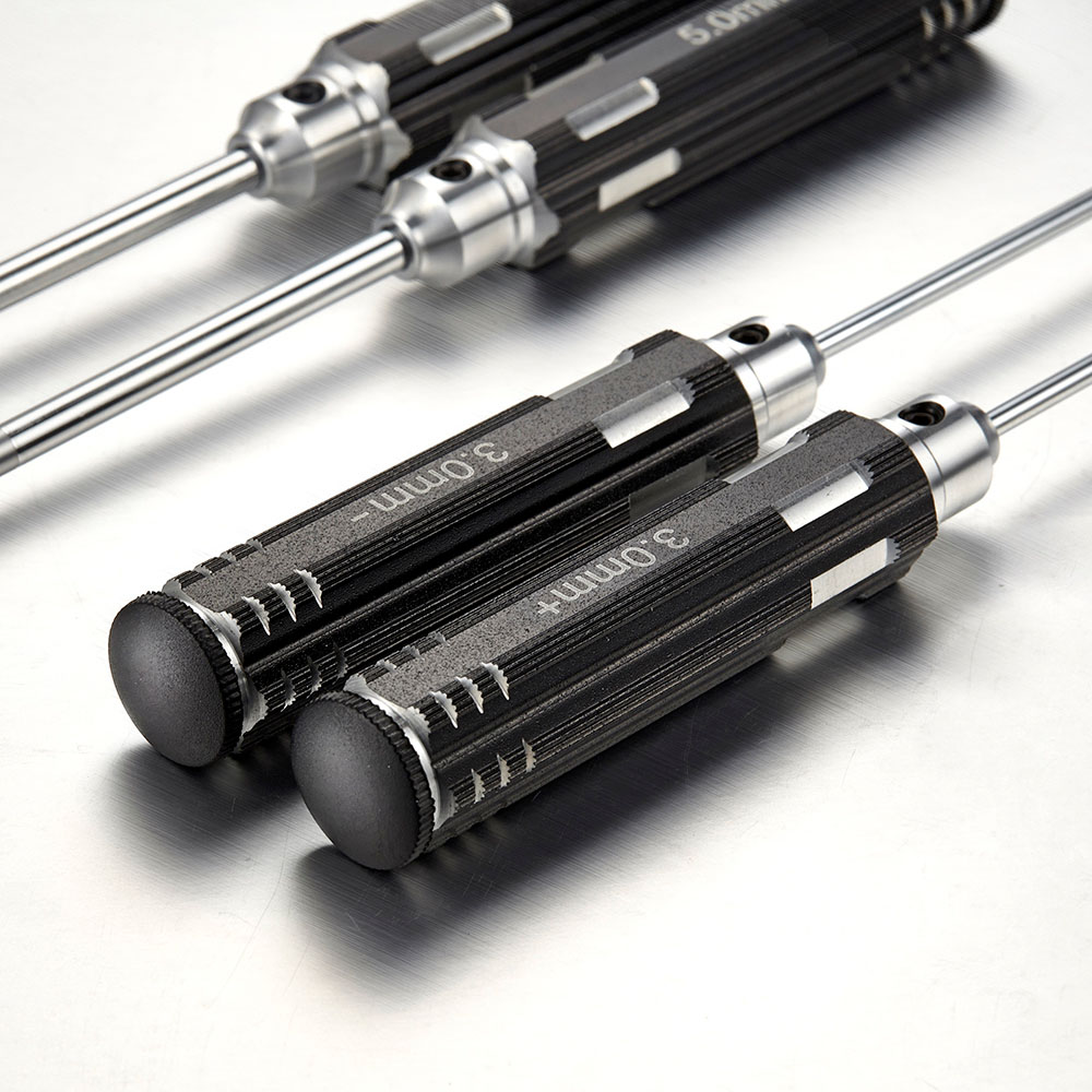 TT1604-02BK Schraubendreher Set Schlitz Kreuz PH 3mm / 5mm (2+2)