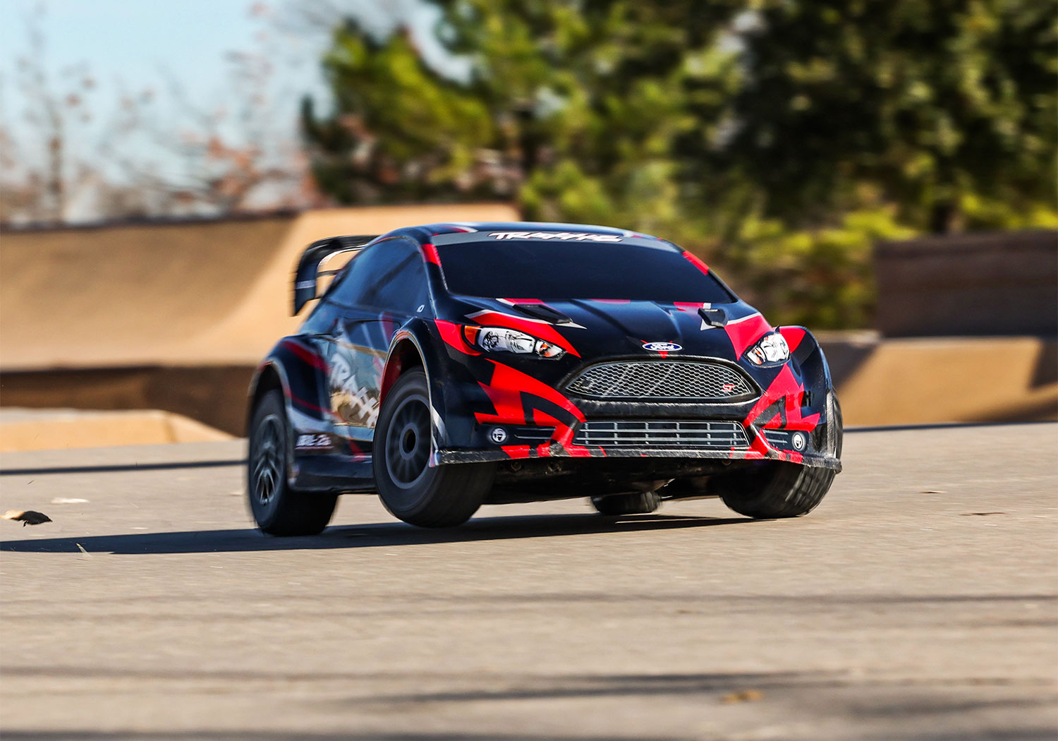 Traxxas Ford Fiesta ST 4x4 BL-2S rot 1/10 Rally Brushless ohne Akku/Lader 74154-4 - Abbildung 9