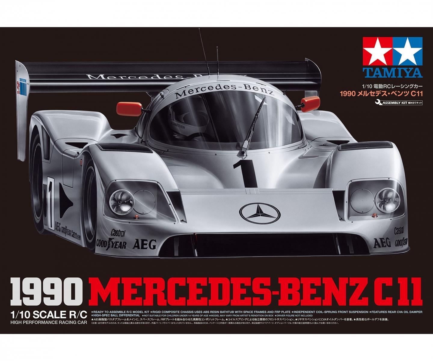 Tamiya 47484 1:10 Mercedes-Benz C11 1990 Gr.C 2WD 300047484
