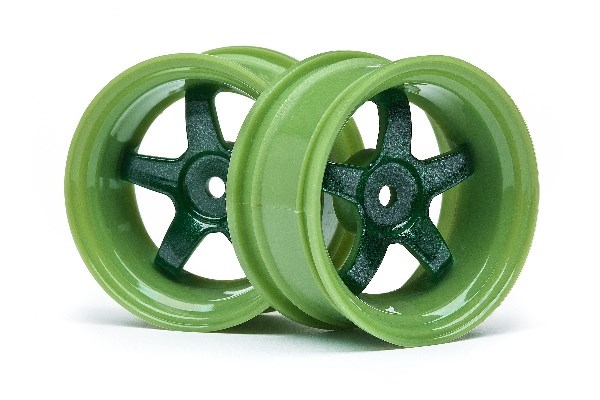 HPI WORK MEISTER S1 FELGE GRUEN (6mm OFFSET/2ST) 111091