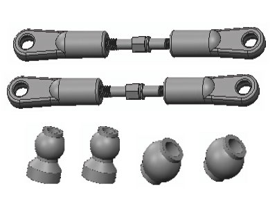 Amewi ET1039 Spurstangen Vorne 40mm AM10T ET1038