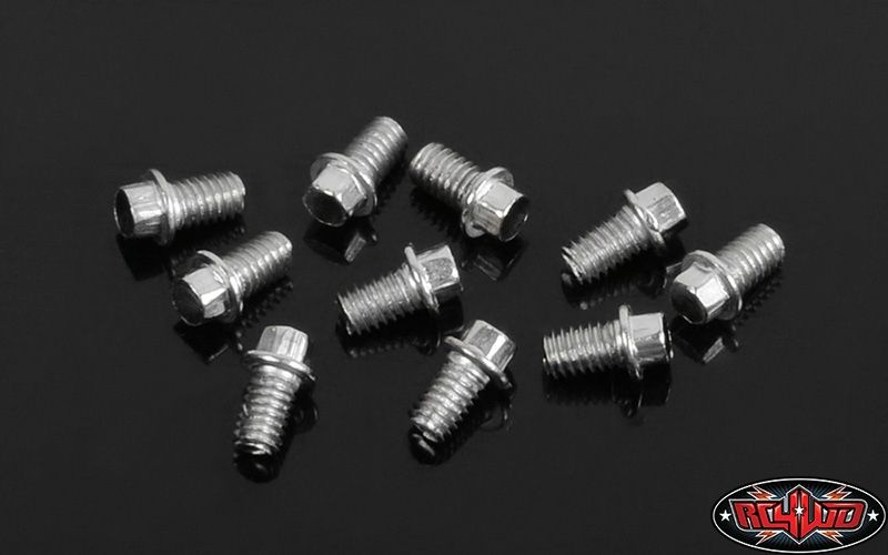 RC4WD Miniature Scale Hex Bolts (M2.5 X 4mm) (Silver) Z-S1563
