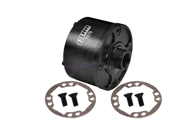 GPM Alu-Diffgehäuse verstärkt v/h schwarz ARRMA Kraton, Outcast 8s MAKX011NBK