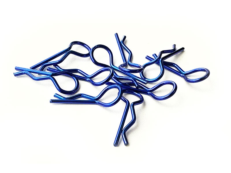 H-SPEED Karosseriesplinte 1/10 metallic Blau (10) HSPX021