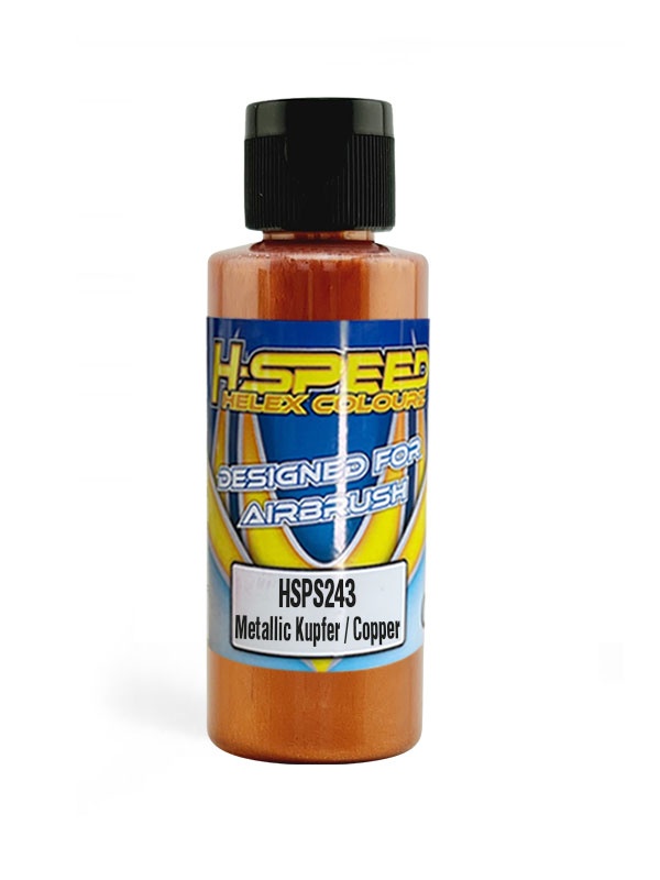 H-SPEED Lexan Airbrush Farbe 60 ml Metallic Kupfer / Copper HSPS243