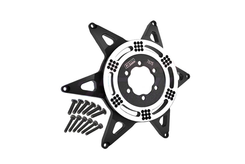 GPM Alu Felgen-Stern hinten schwarz  1/4 PROMOTO-MX MOTORCYCLE RTR FXR-LOS06000/6 MX0606RBK