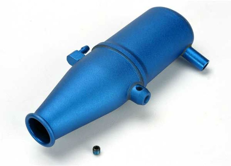Traxxas Resorohr Alu blau 5342