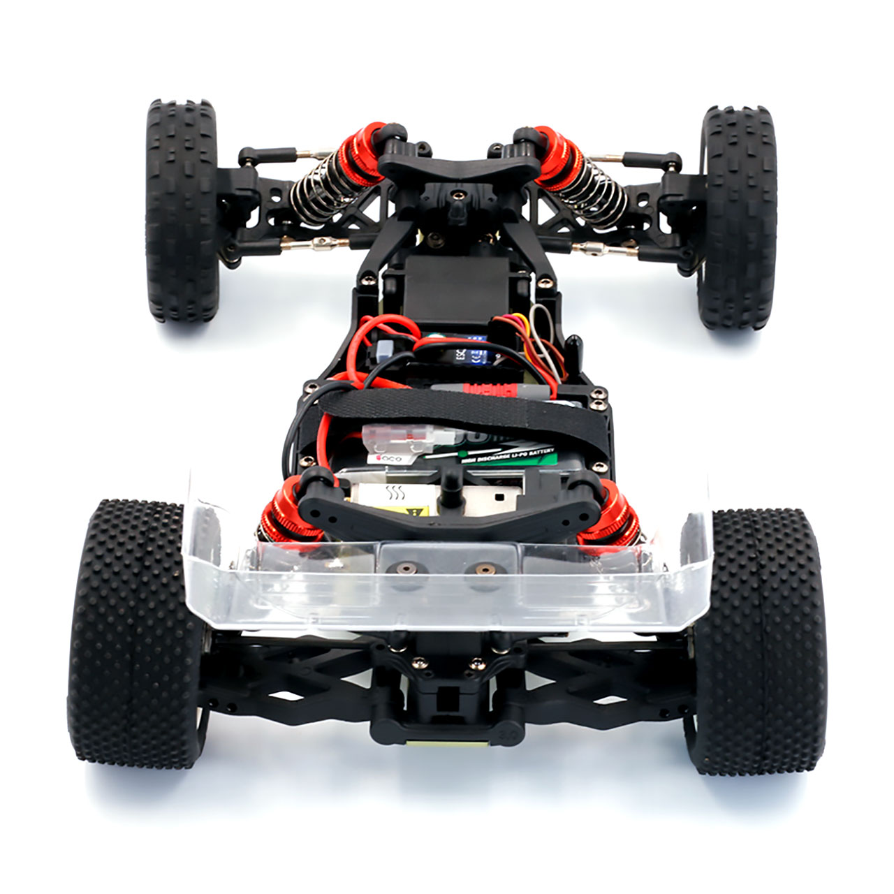 LC Racing BHC-1 2WD Brushed Mini Buggy 1/14 (Schwarz) RTR LC1005