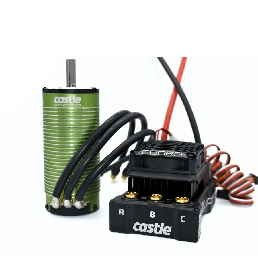 Castle Cobra 5 8S 33,6V ESC, 1721-1260KV Motor Combo 1/7 CC010-0179-03