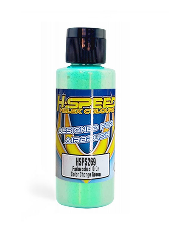 H-SPEED Lexan Airbrush Farbe 60 ml Farbwechsel Grün / ColorChg Green HSPS269