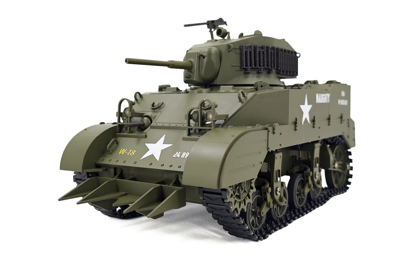 Racent M5A1 Stuart RC Panzer 1/16 Grün - Abbildung 4