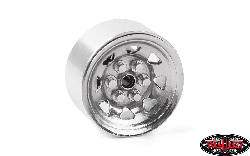 RC4WD Stamped Steel 0.7 Stock Beadlock Wheels (Chrome) Z-W0093