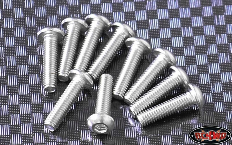 RC4WD Button Head Cap Screws M3 x 12mm (10) Z-S0721