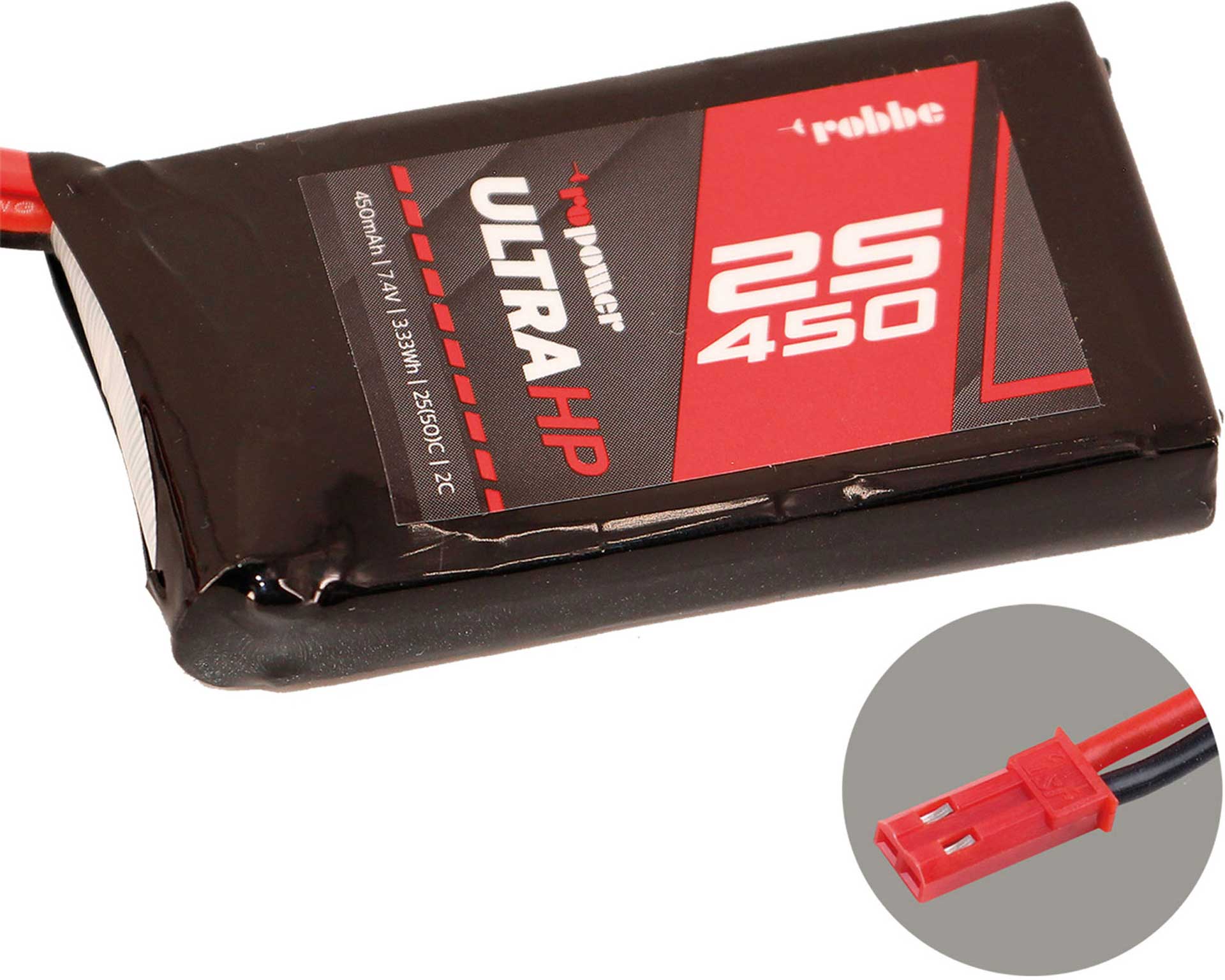 Robbe RO-POWER ULTRA HP 450MAH 7,4 VOLT 2S 25(50)C LIPO AKKU 7321
