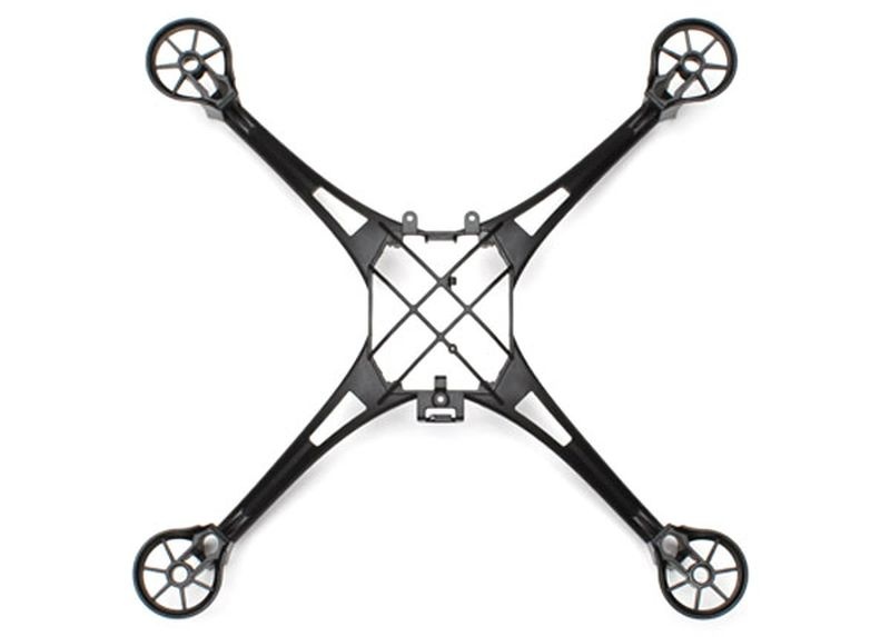 Traxxas Hauptrahmen schwarz mit Schrauben 6623