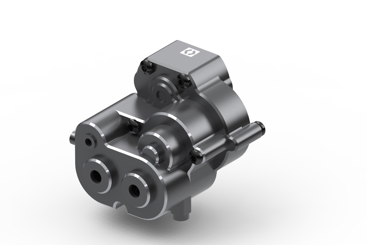 HPI Aluminum Getriebegehäuse Set Mitte (Gunmetal) 161170