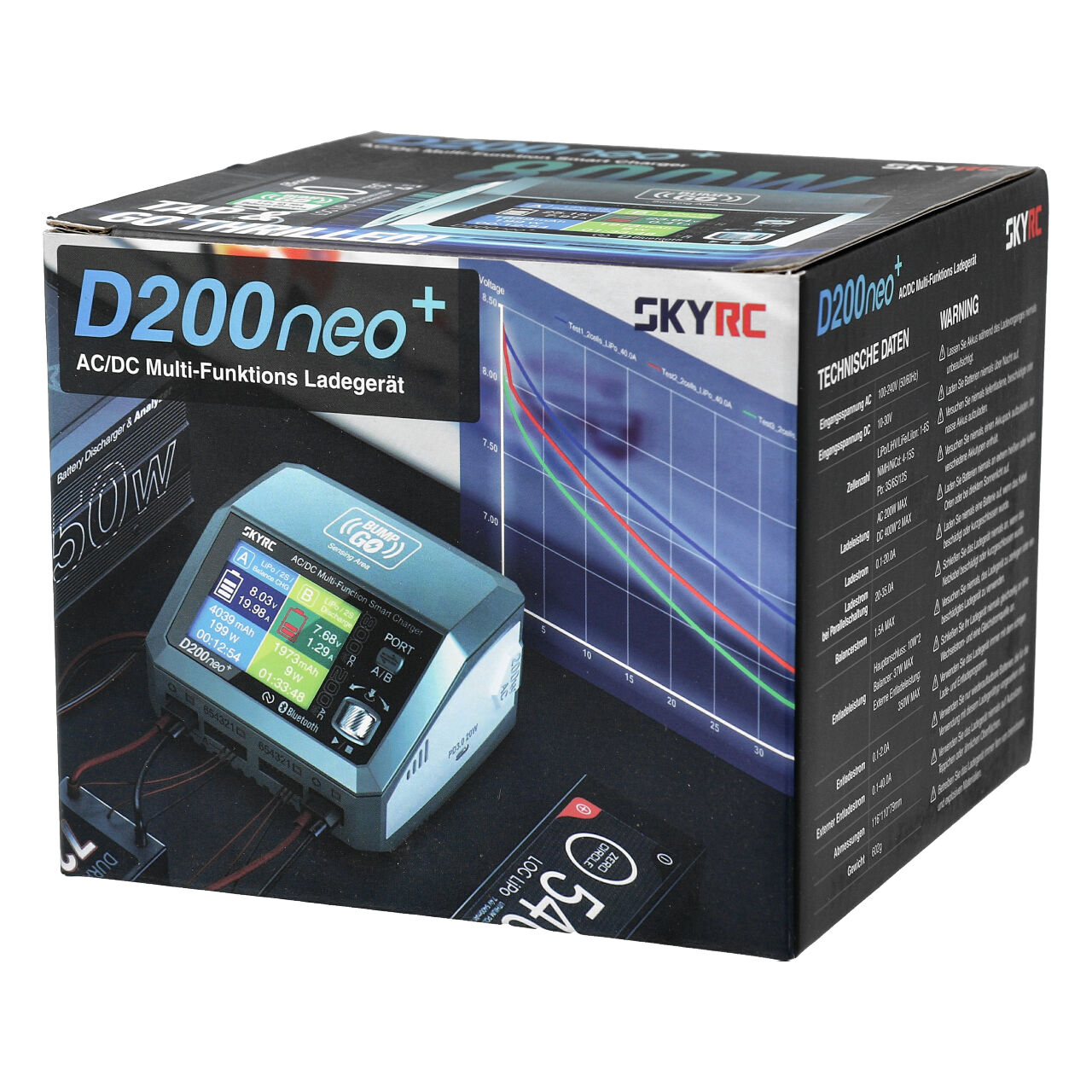 SkyRC D200 Neo+ LiPo 1-6s 20A 200W AC SK-100196-06