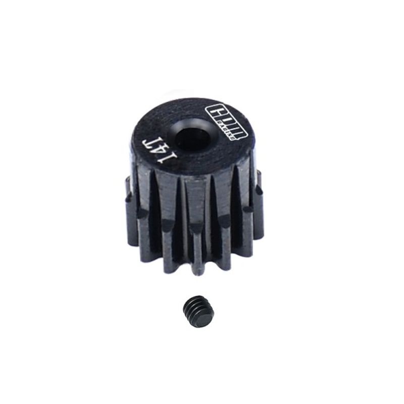 GPM Stahl Ritzel 14Z 0,5mm 2mm-Welle Losi Micro-B & Micro-T LMB014TSBK
