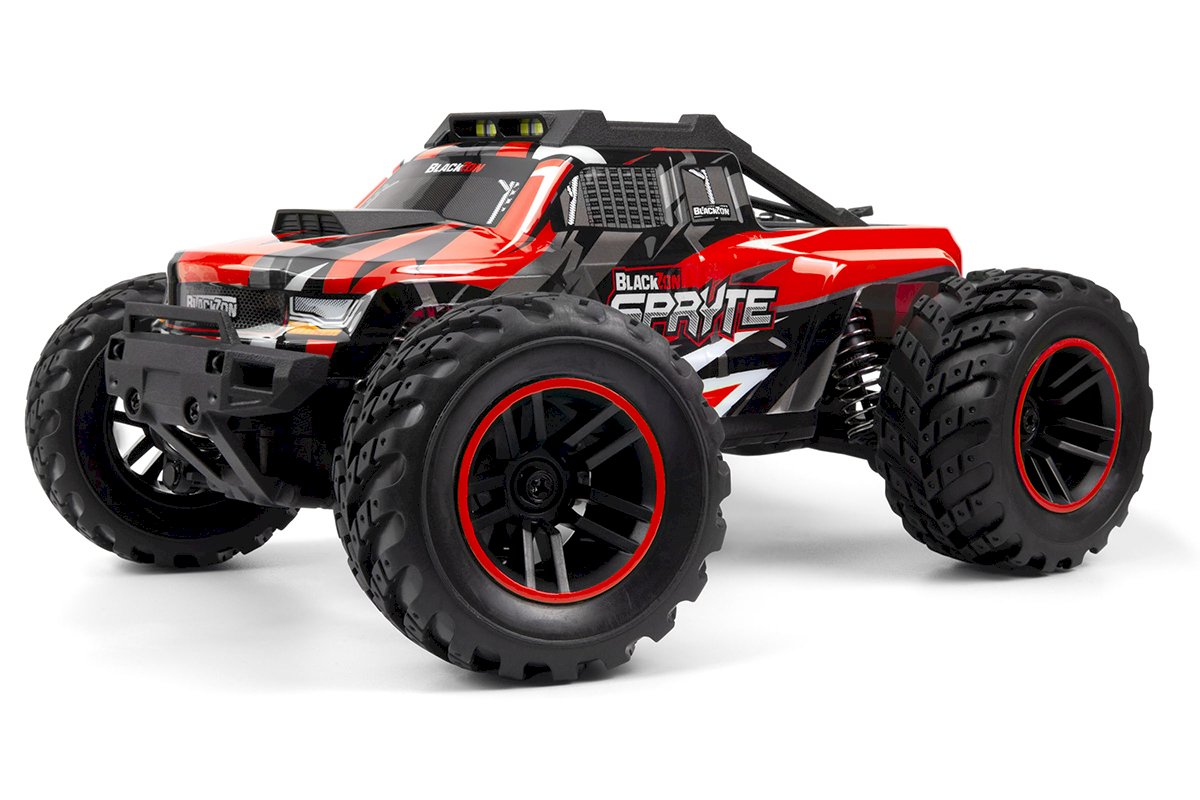 BLACKZON Spryte MT 1/20 4WD Elektro Monster Truck Rot 540302 - Abbildung 1