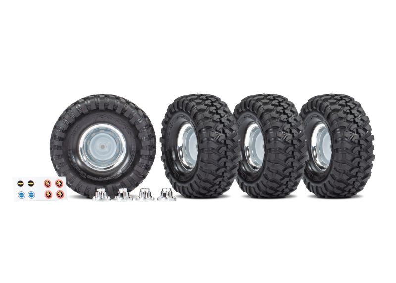 Traxxas Reifen auf Chrome-Felge CANYON Trail 4.6x1.9 (4) 8166X
