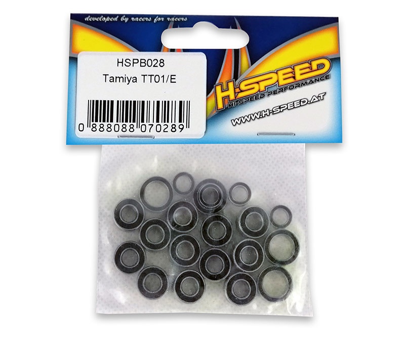 H-SPEED Kugellager Satz für Tamiya TT01/E HSPB028 - Abbildung 1