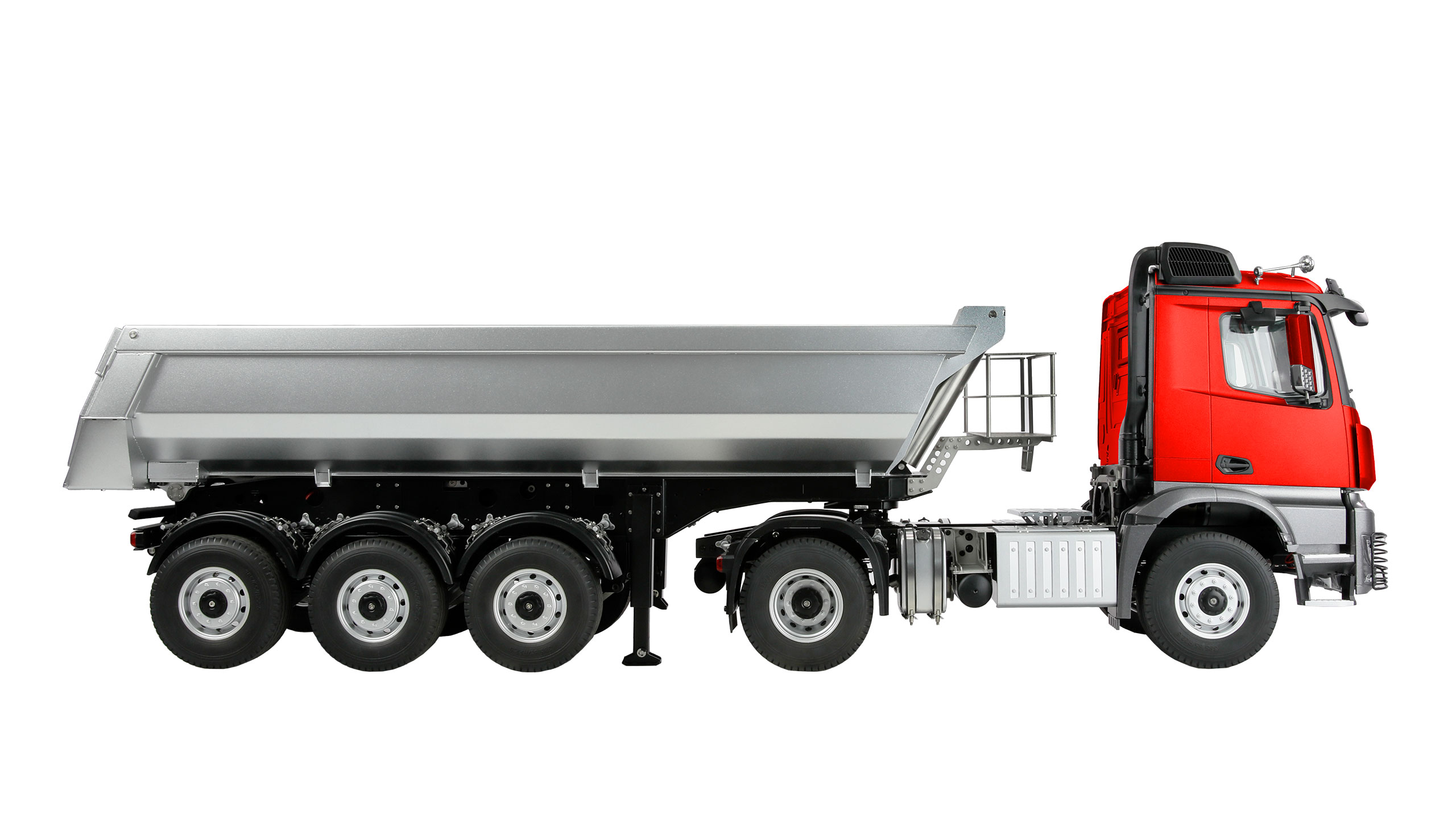 Amewi Mercedes-Benz Arocs Sattelzug mit Kippauflieger 4x4 1:14 RTR rot 22695